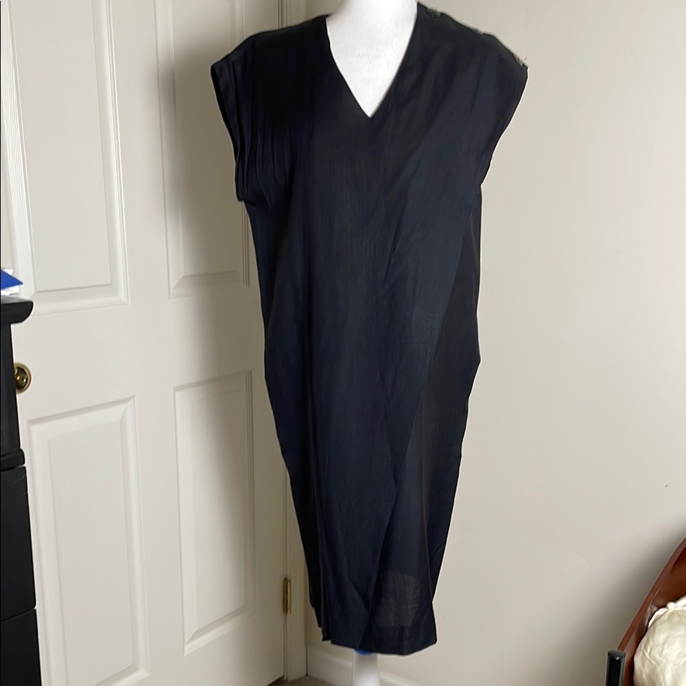 Vintage: Liz Claiborne V-Neck Linen/Rayon Dress
